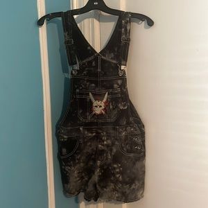Hot topic Friday The 13th Tie-Dye Shortalls size xs
